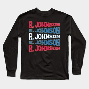 NATIONAL TEXT ART RICHARD JOHNSON Long Sleeve T-Shirt